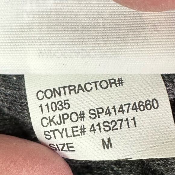 Calvin Klein Jeans Mens Medium Henley Shirt 41S2711 Heathered Gray NWT NEW Top - Picture 9 of 14